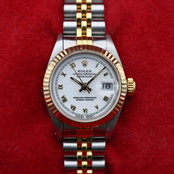 Rolex 69173 White DATEJUST 26mm 1989