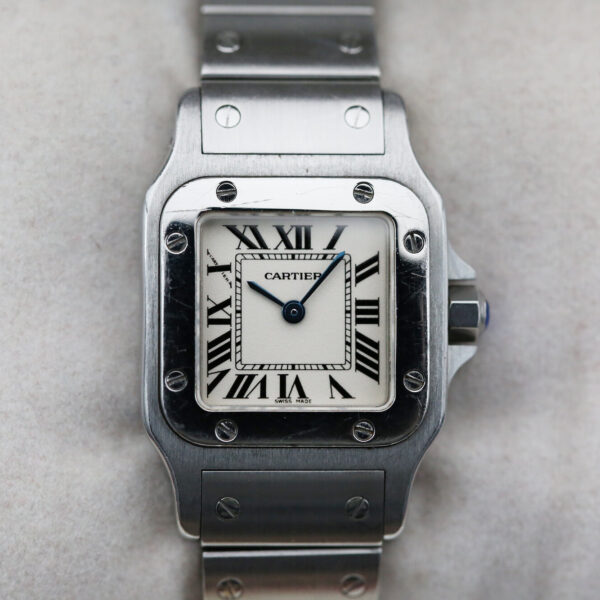 Cartier W20056D6 White SANTOS GALBEE 24mm