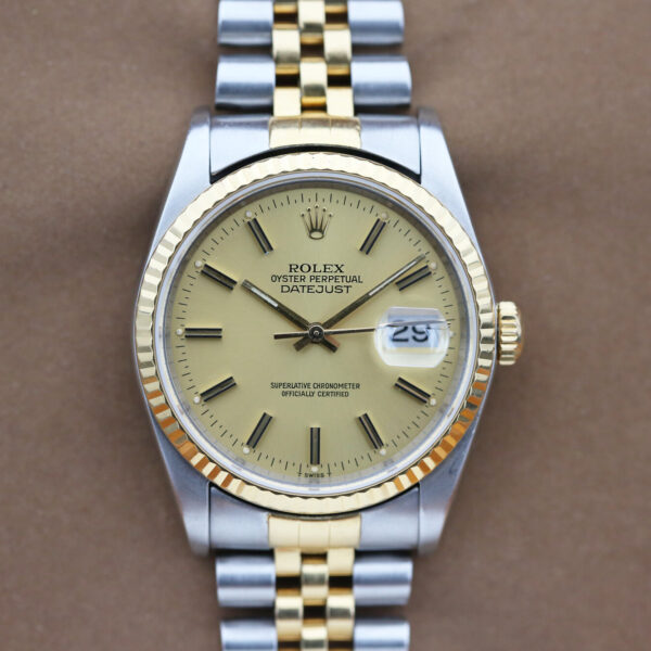 Rolex 16233 Champagne DATEJUST 36mm 1990