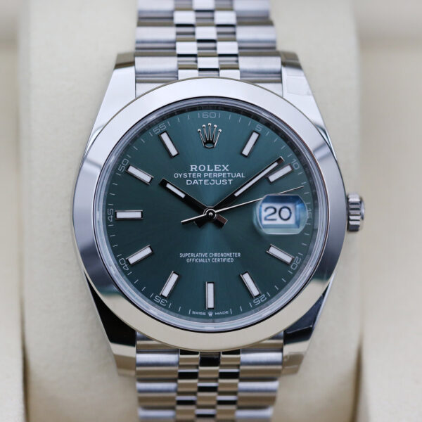 Rolex 126300 Mint Green DATEJUST 41mm 2025